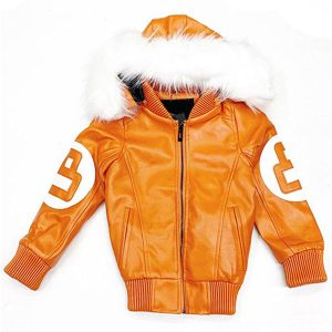 8 Ball Orange Parka Jacket