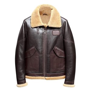 Men's Classic B3 Sheepskin Leather Jacket