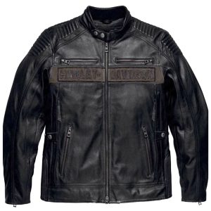 Harley Davidson Mens Asylum Leather Motorcycle Jacket
