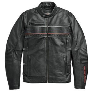 Harley-Davidson Mens I-94 Leather Riding Jacket