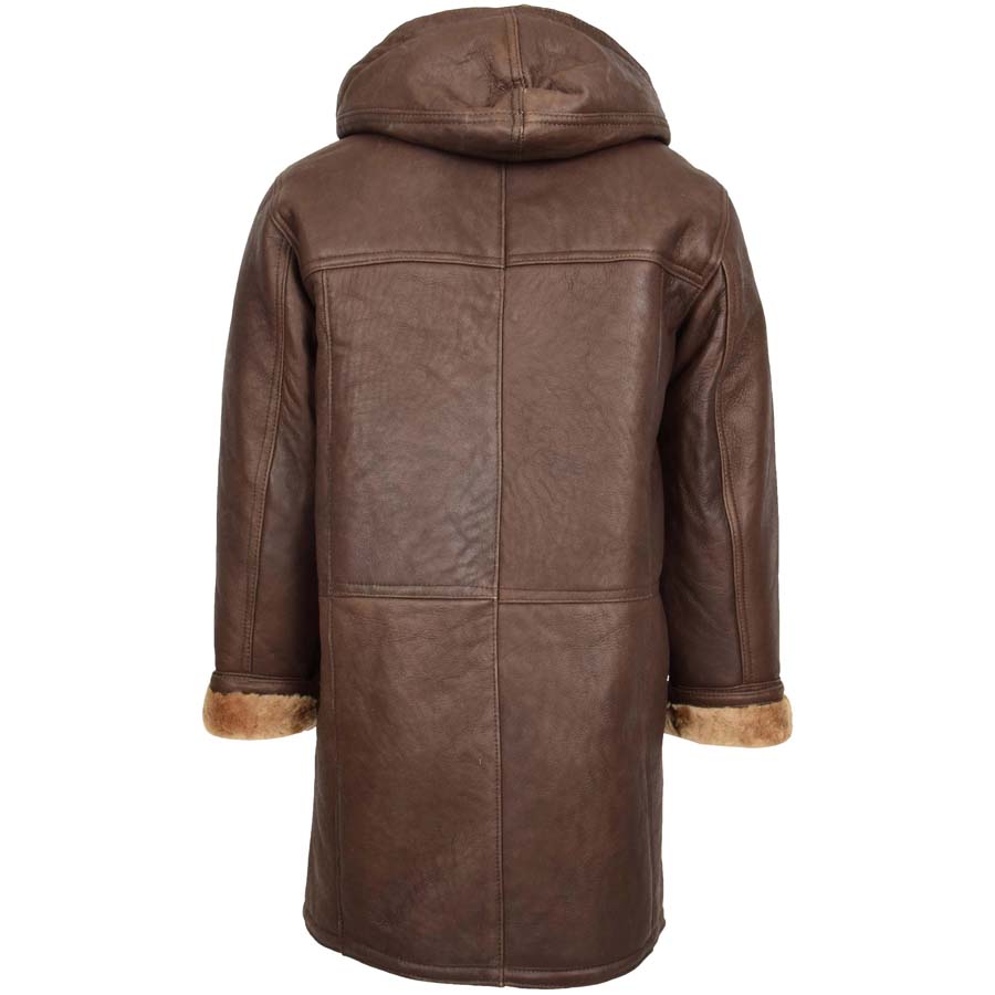 Mens-Brown-Ginger-Shearling-Sheepskin-Duffle-Coat-Back.jpg