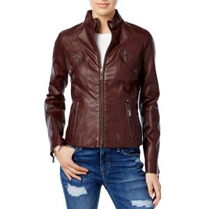 Women Traditional Slim Fit Leather Jacket