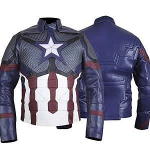 Avengers Captain America Leather Jacket