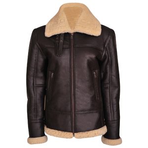 Women B3 Bomber Shearling Aviator Jacket