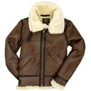 Womens B3 Bomber Jacket Brown
