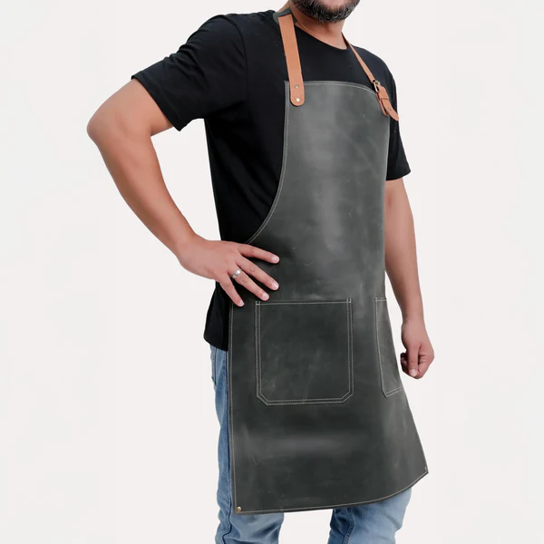 BlackBBQApronForMen