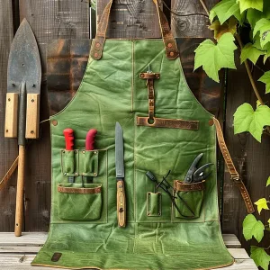 Oxvolt Bloom Belt Leather Apron