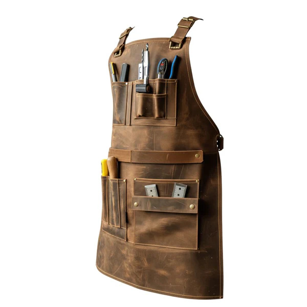 Carpenterleatherbrownapron