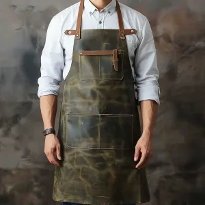 Oxvolt Superlative BBQ Leather Apron