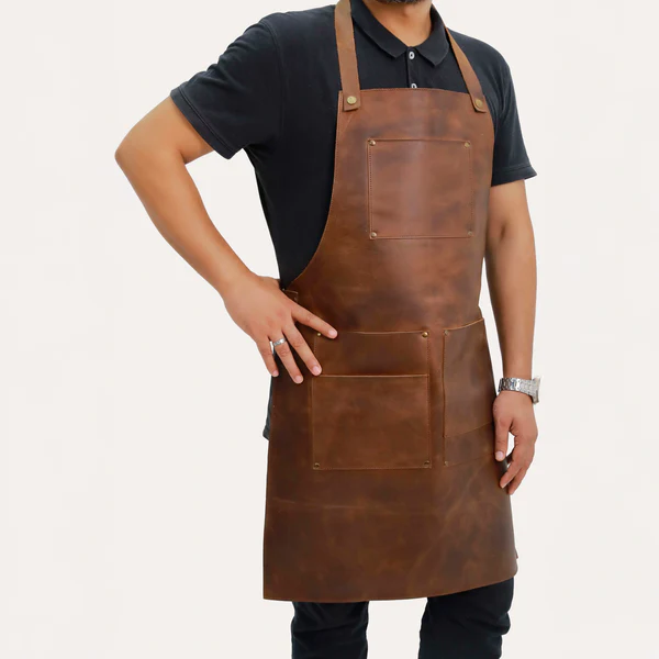 LeatherBarberMasterApron