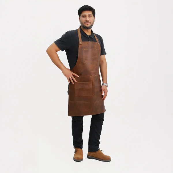 Leathermadebarberapron