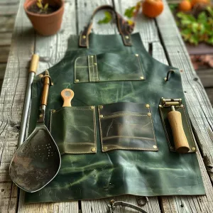 Oxvolt Plant Master Garden Leather Apron