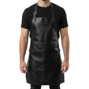 Oxvolt Plain Leather BBQ Apron