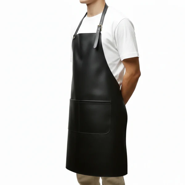 blackcookingleatherapron