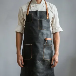 Oxvolt BBQ Savior Leather Grilling Apron