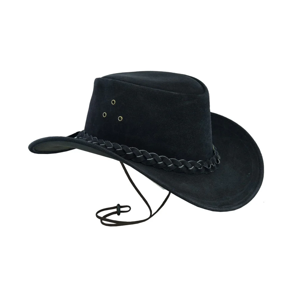 western-style-black-suede-leather-cowboy-hat
